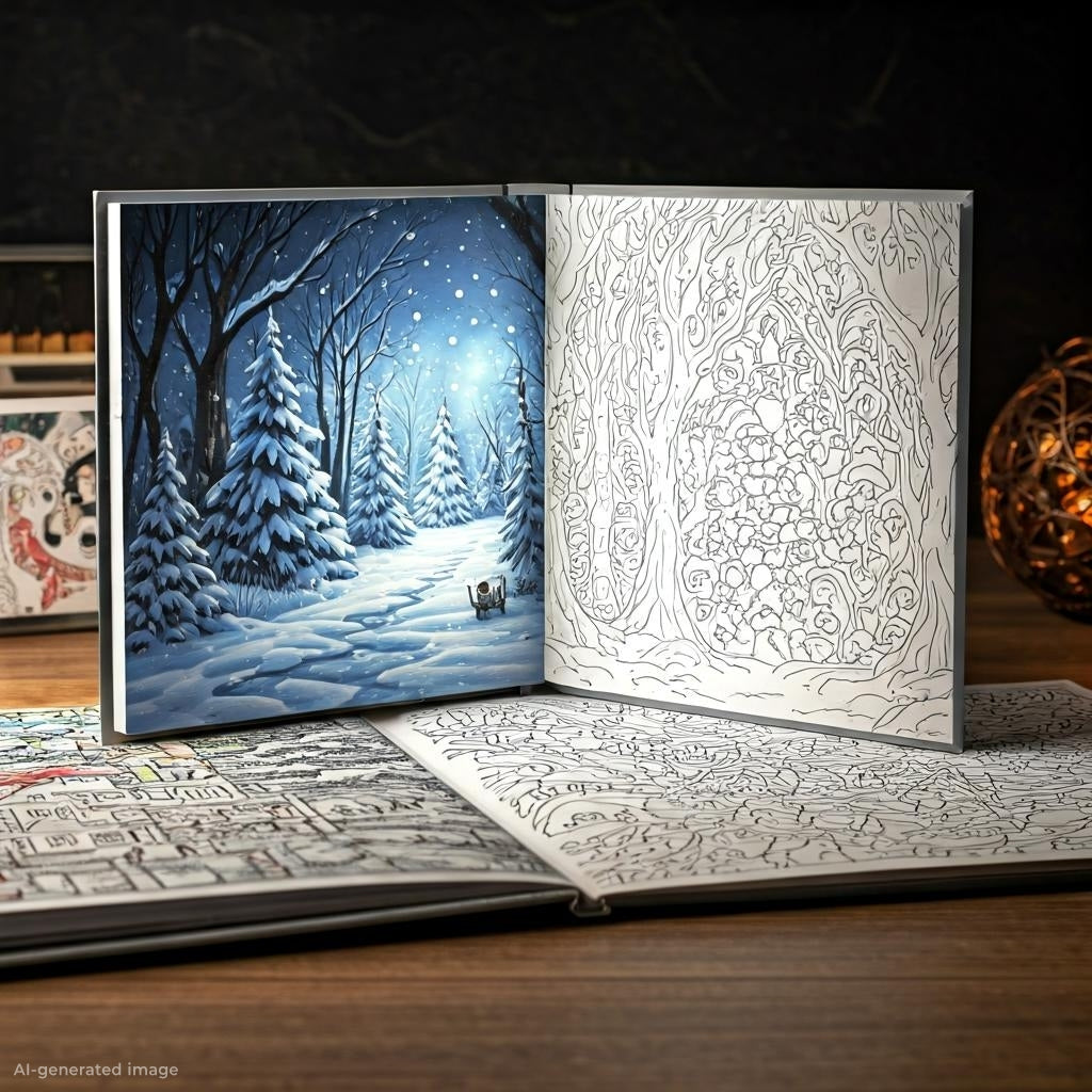 Custom Made Adult Coloring Books - 25 Pages