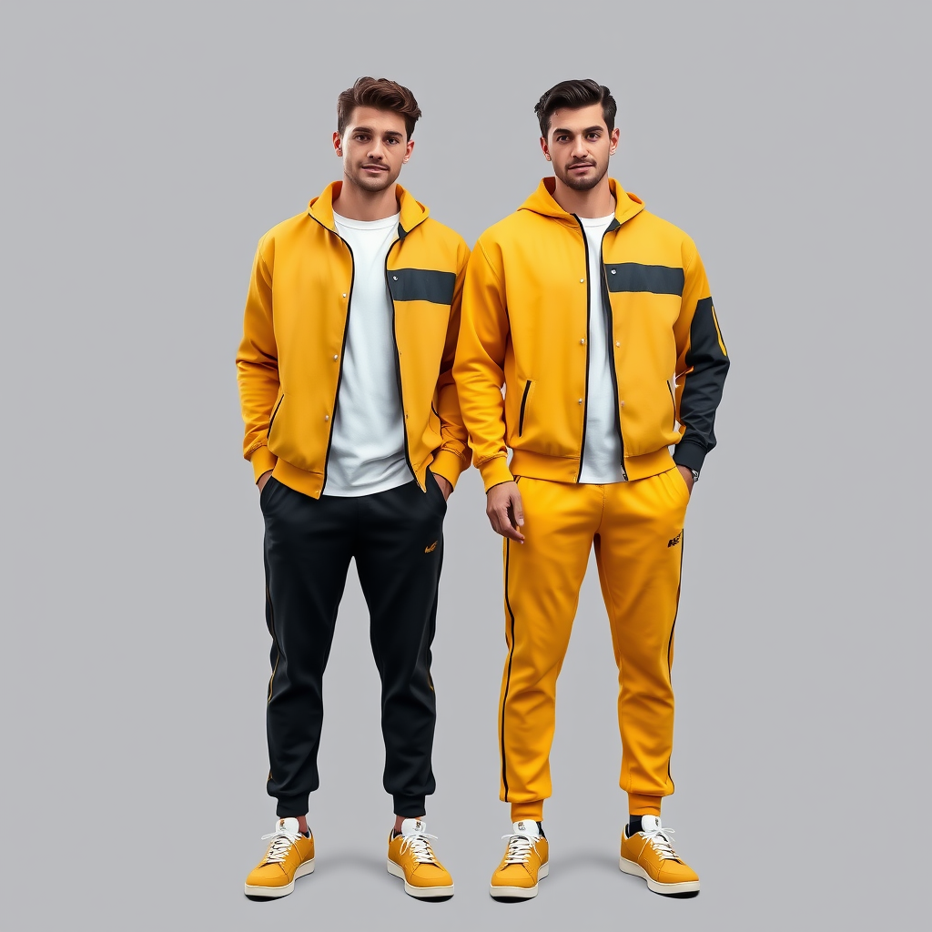 Custom Designed Unisex Jacket & Pants Jogging Outfit